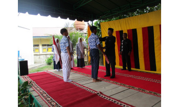 Serah Terima Jabatan dan Pelantikan OSIS SMP Negeri 13 Banda Aceh